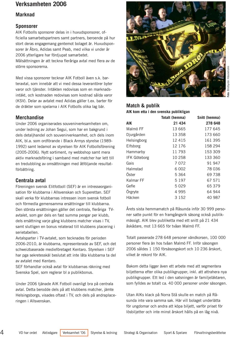 Med vissa sponsorer tecknar AIK Fotboll även s.k. barteravtal, som innebär att vi med dessa leverantörer byter varor och tjänster.