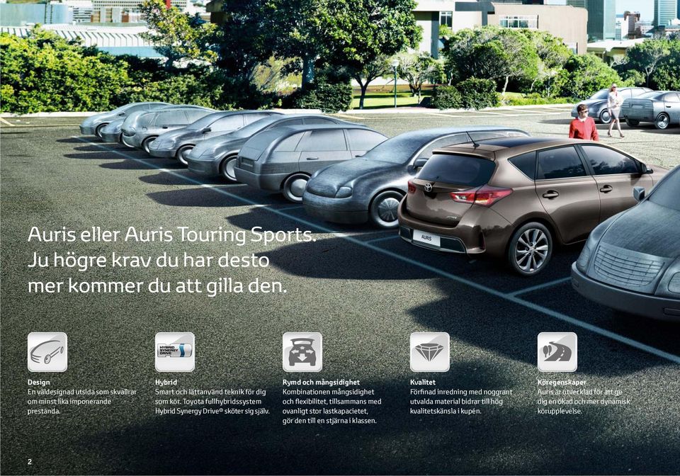 Toyota fullhybridssystem Hybrid Synergy Drive sköter sig själv.