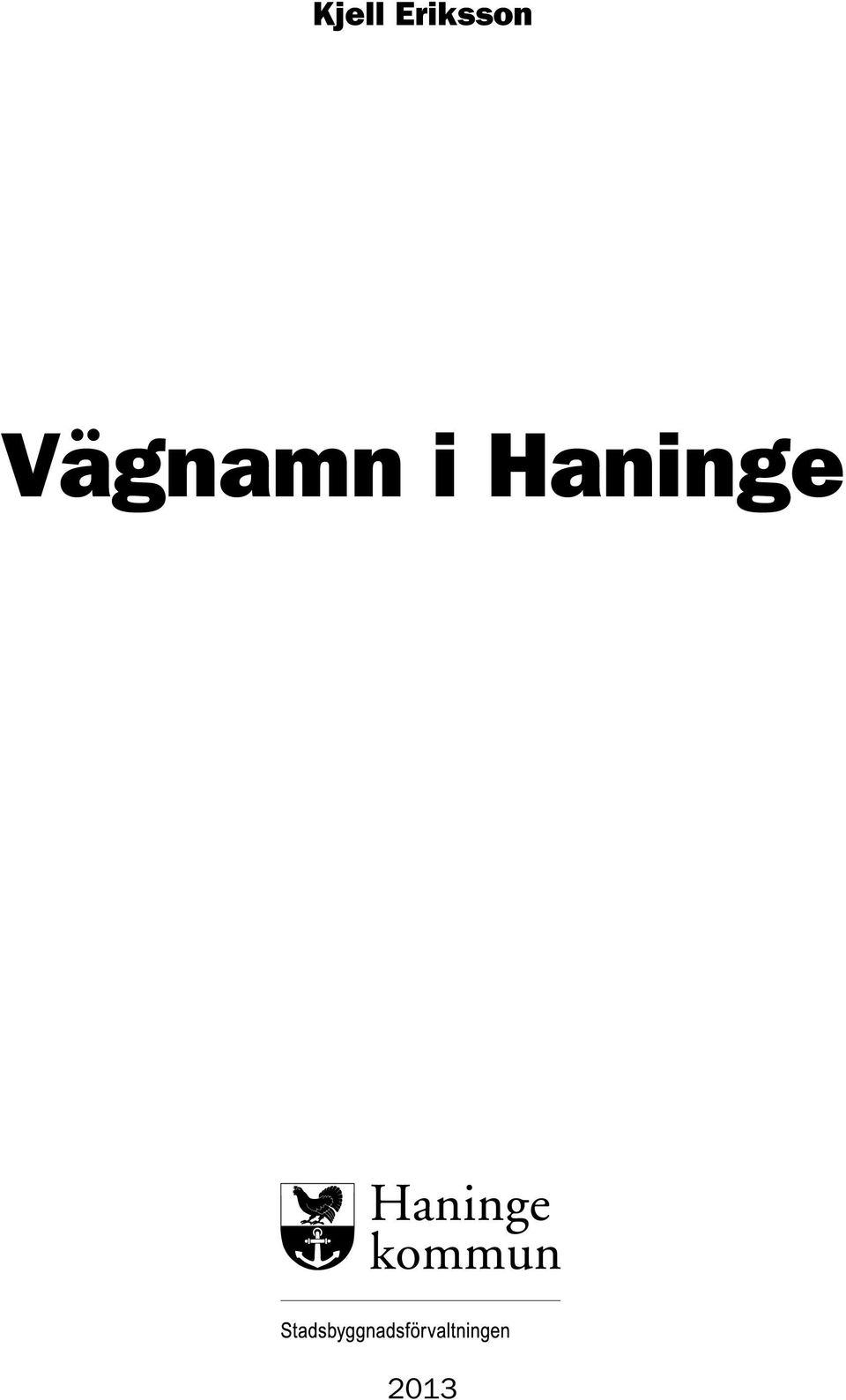 Vägnamn i