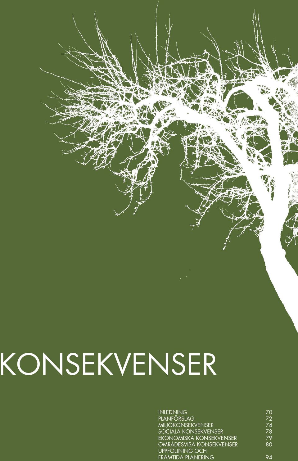 EKONOMISKA KONSEKVENSER 79 OMRÅDESVISA KONSEKVENSER 80