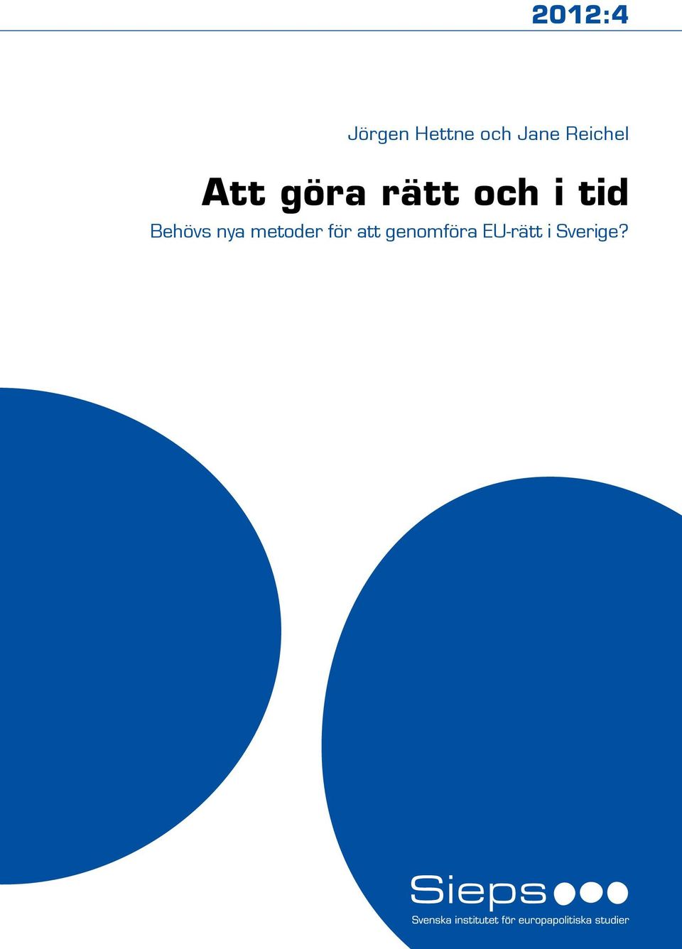 tid Behövs nya metoder för