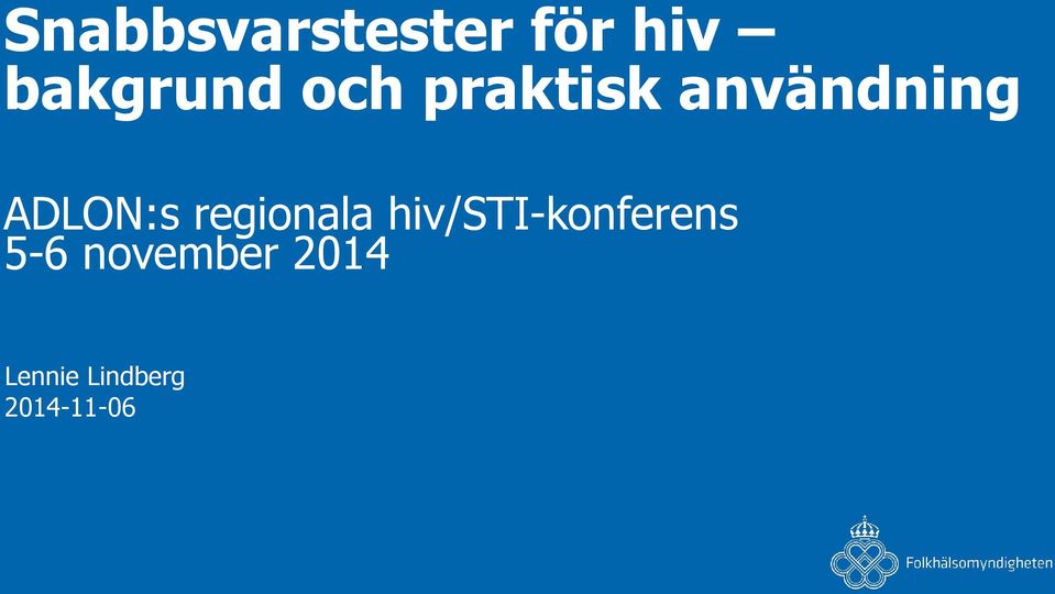 regionala hiv/sti-konferens 5-6