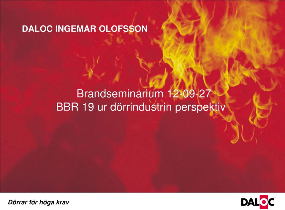 Brandseminarium