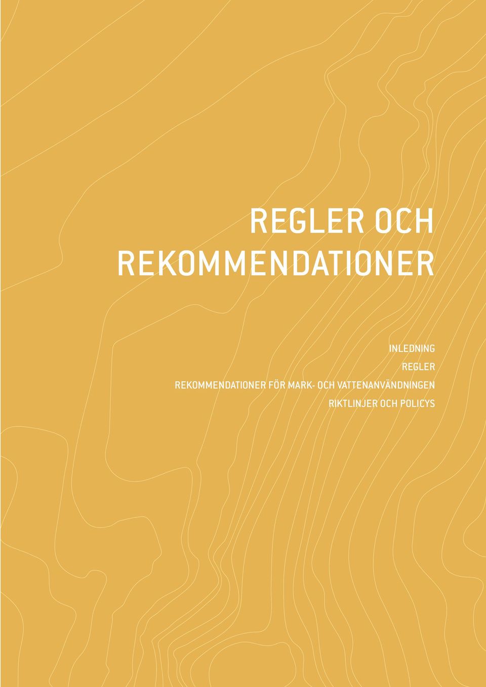 rekommendationer för mark-