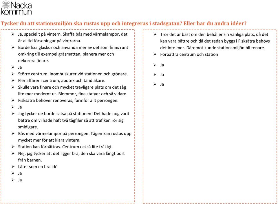 Fler affärer i centrum, apotek och tandläkare. Skulle vara finare och mycket trevligare plats om det såg lite mer modernt ut. Blommor, fina statyer och så vidare.