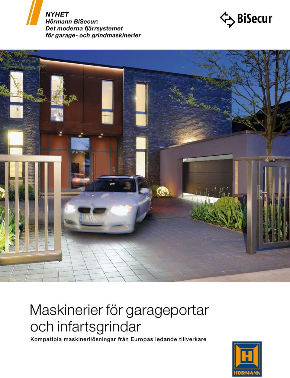 Maskinerier för garageportar och infartsgrindar