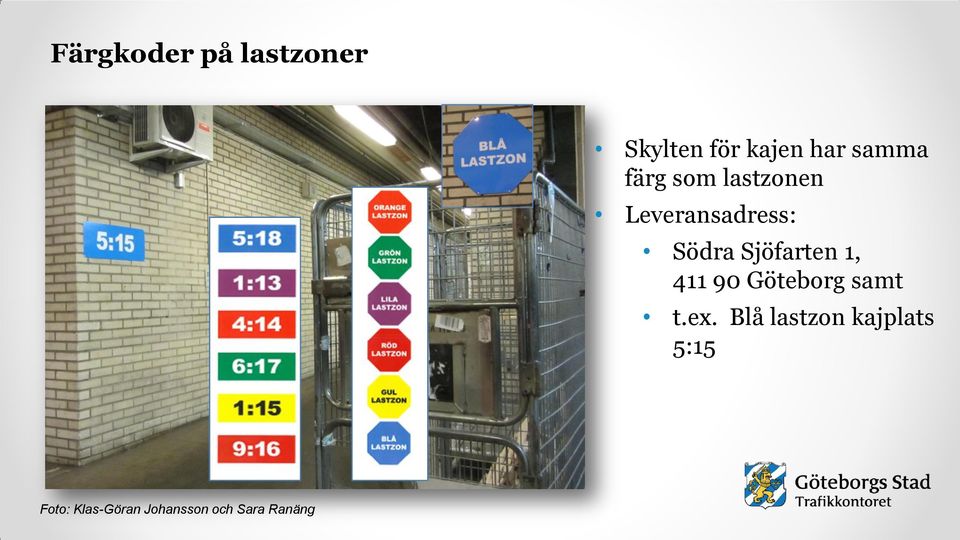 Sjöfarten 1, 411 90 Göteborg samt t.ex.