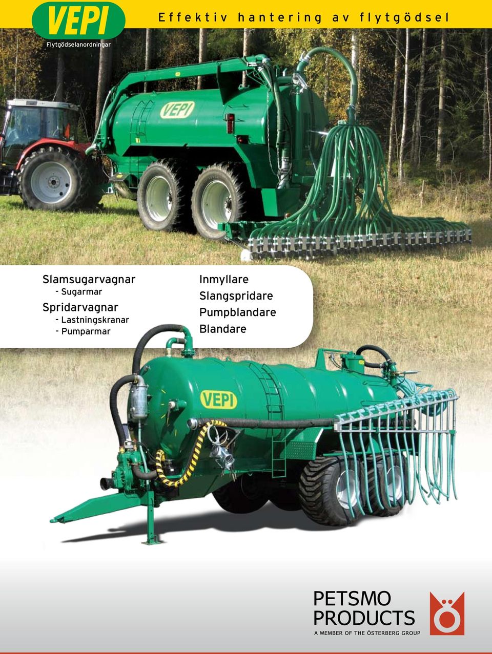 Sugarmar Spridarvagnar - Lastningskranar -