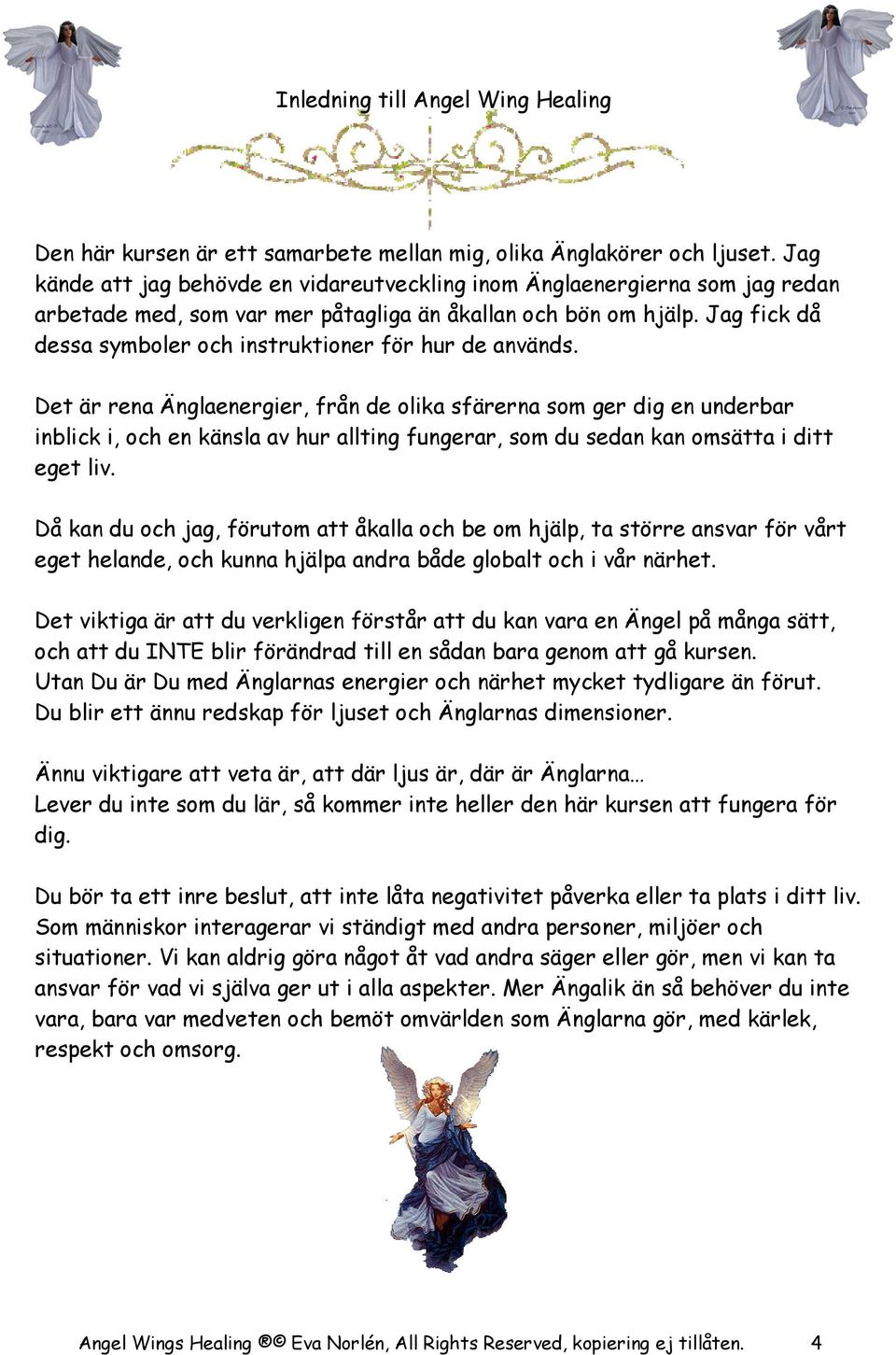 Jag fick då dessa symboler och instruktioner för hur de används.