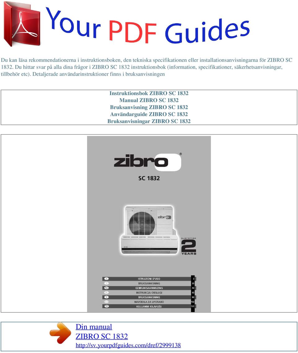 Din manual ZIBRO SC - PDF Free Download