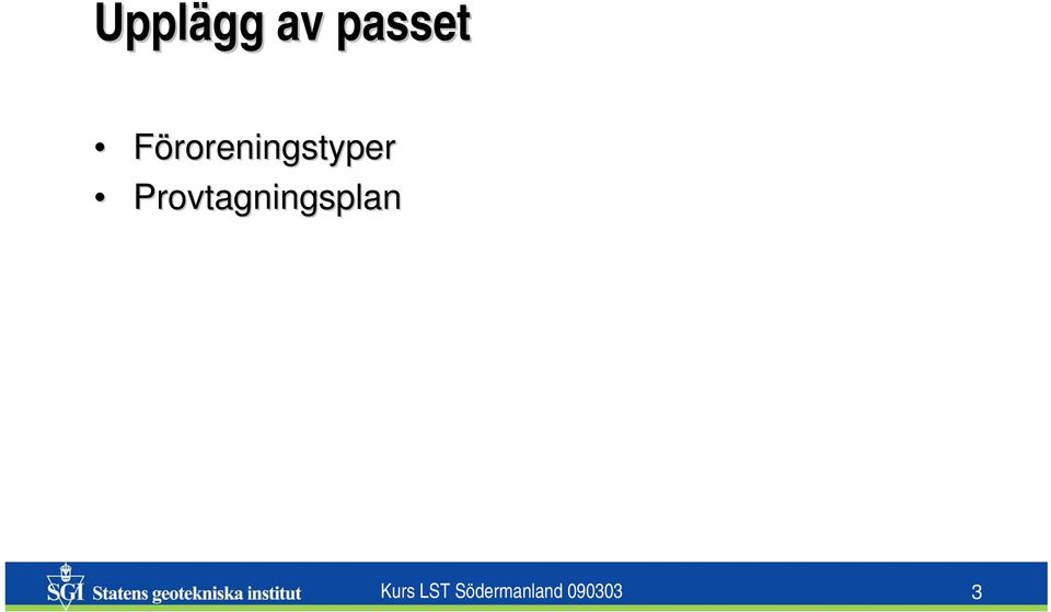 Provtagningsplan