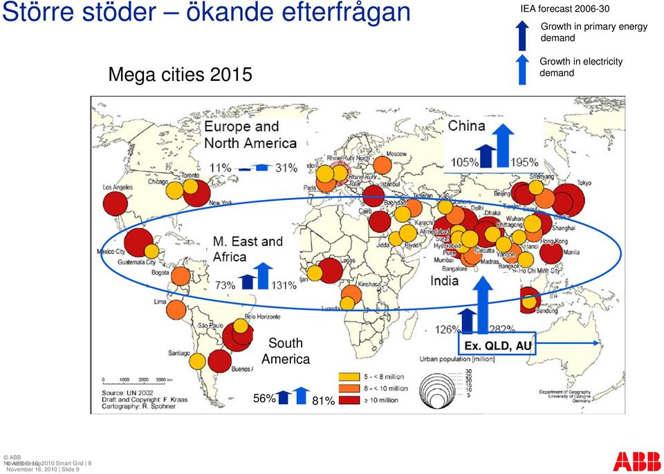 in electricity demand South America Ex.