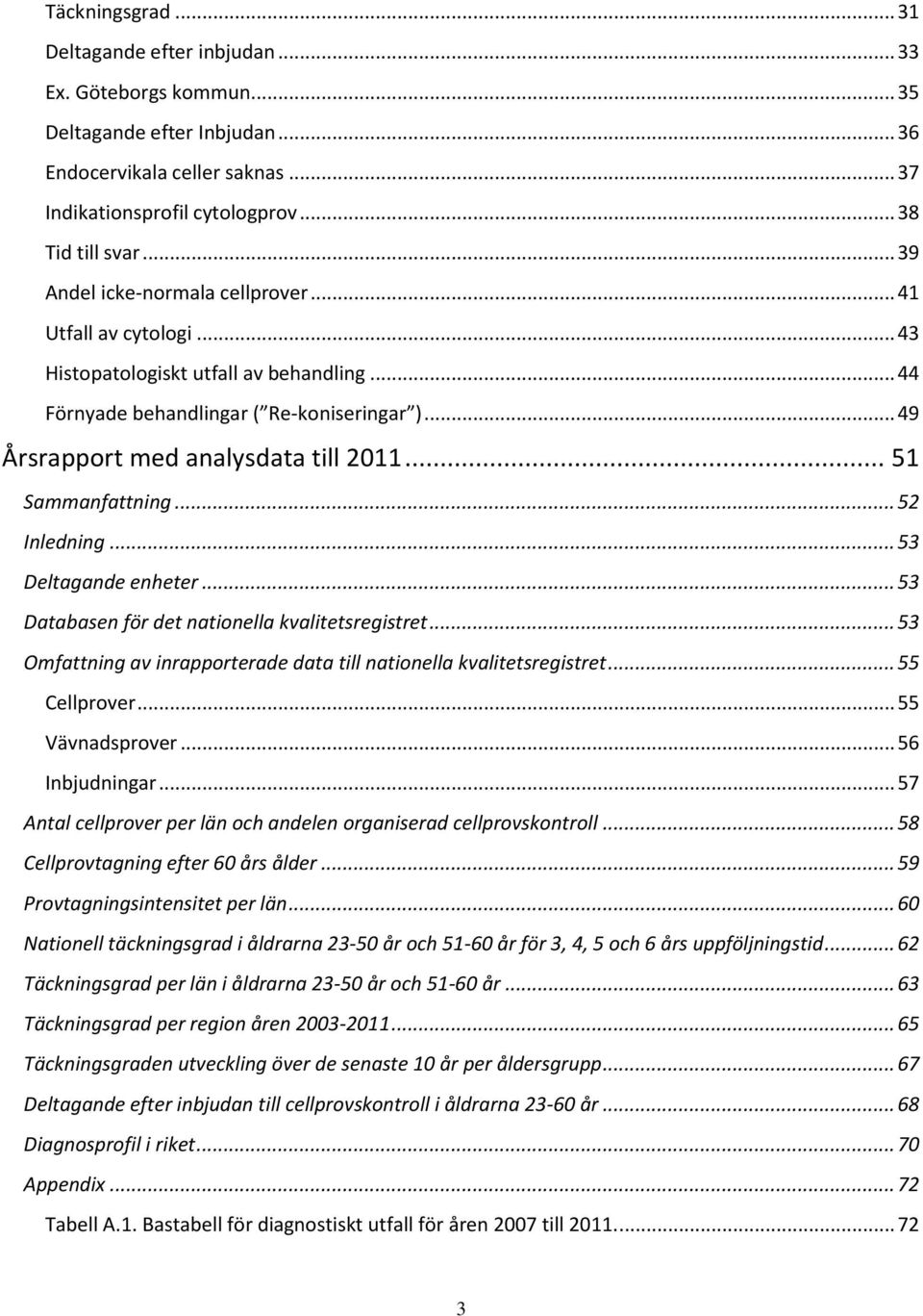 .. 51 Sammanfattning... 52 Inledning... 53 Deltagande enheter... 53 Databasen för det nationella kvalitetsregistret... 53 Omfattning av inrapporterade data till nationella kvalitetsregistret.