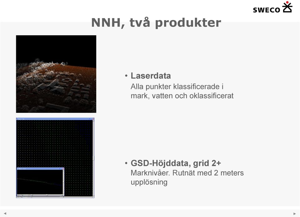 och oklassificerat GSD-Höjddata, grid