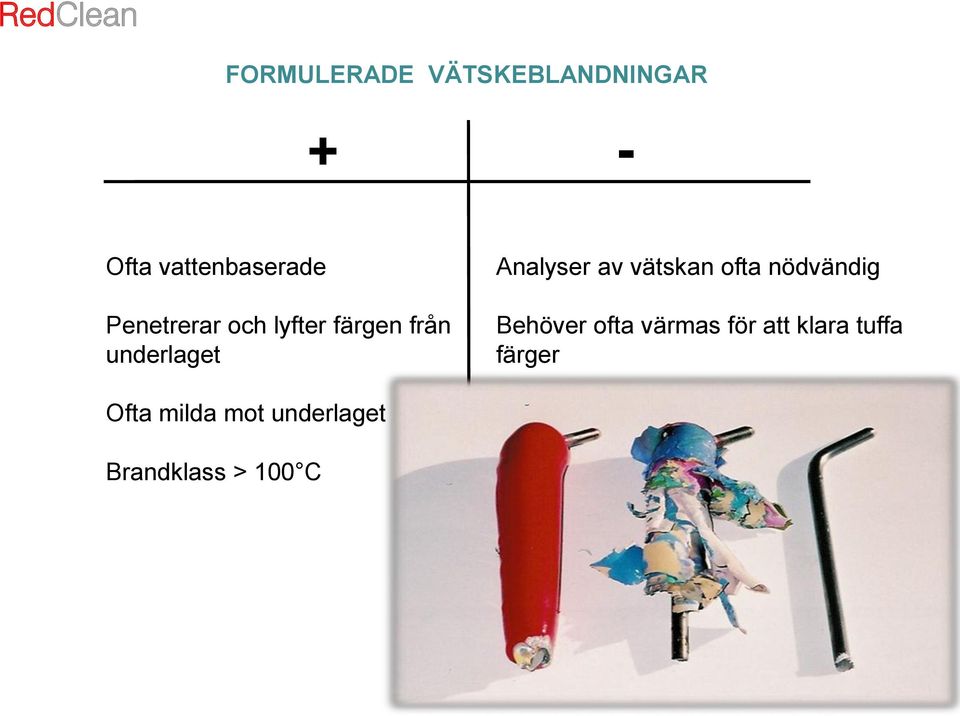 vätskan ofta nödvändig Behöver ofta värmas för att klara