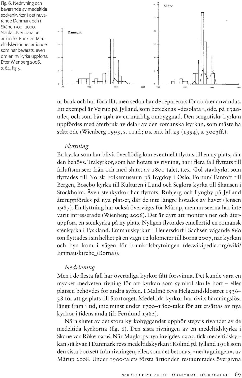 Ett exempel är Vejrup på Jylland, som betecknas»desolata«, öde, på 1320- talet, och som bär spår av en märklig ombyggnad.