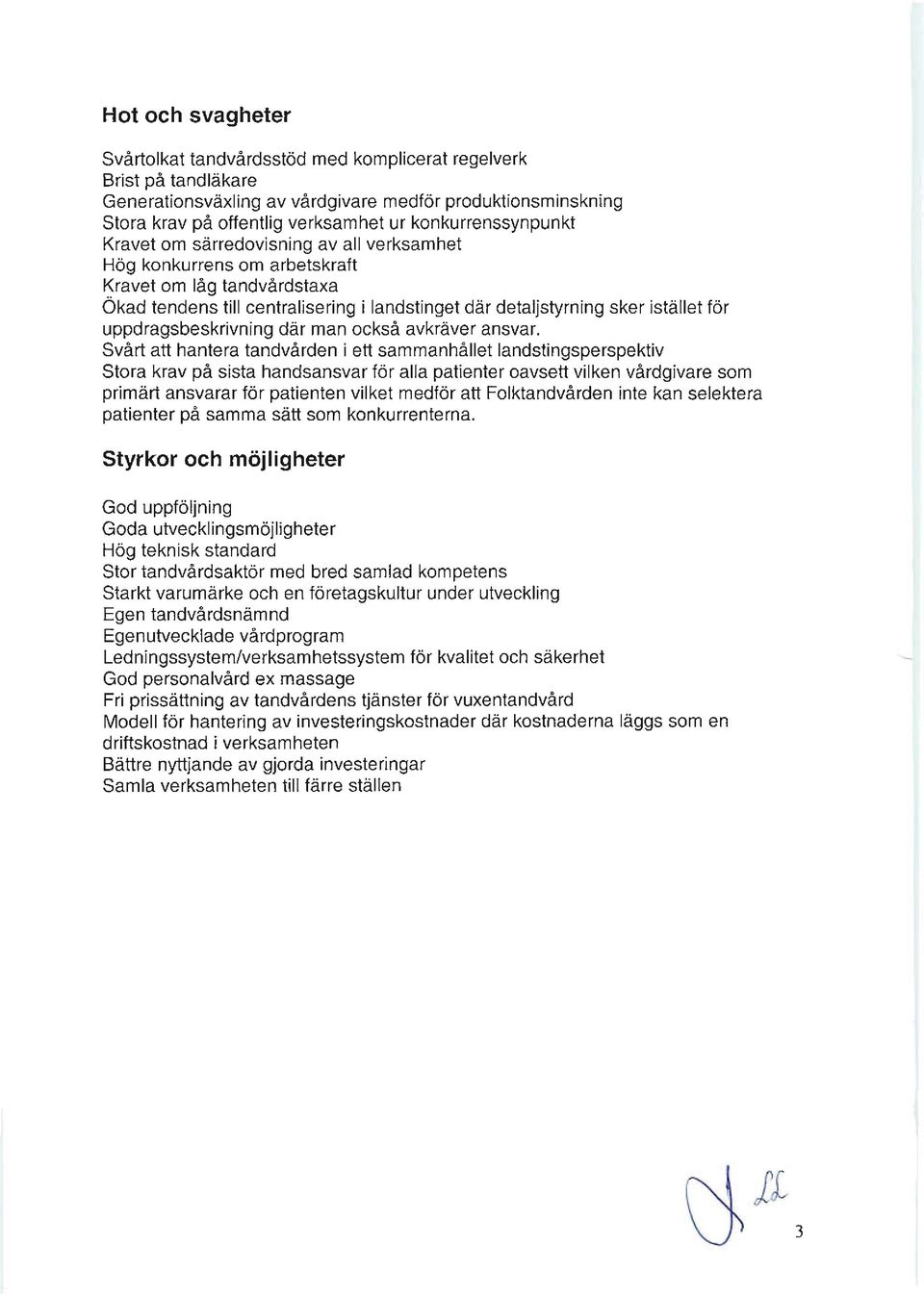 för uppdragsbeskrivning där man också avkräver ansvar.