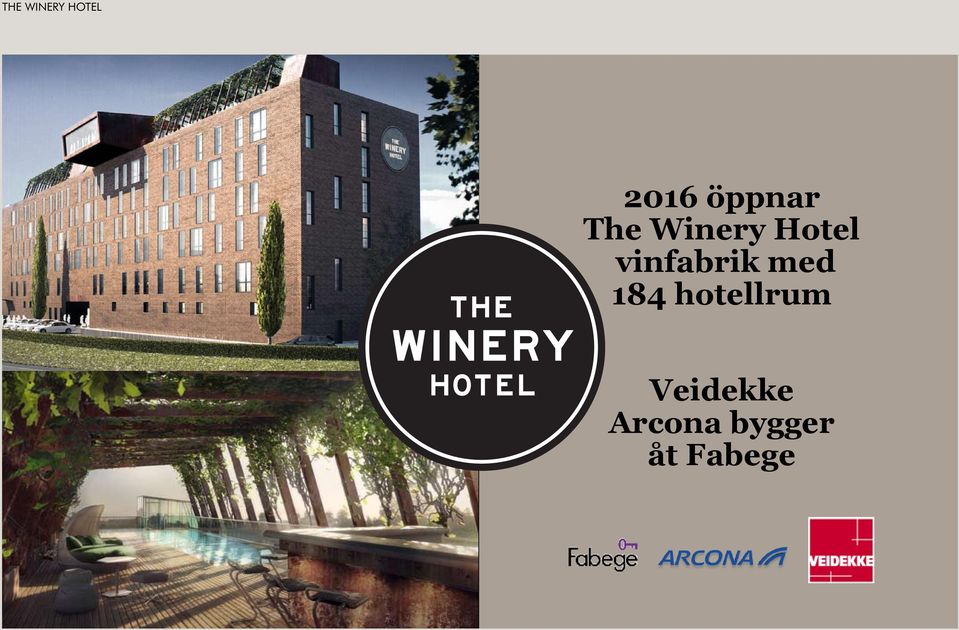 184 hotellrum Veidekke