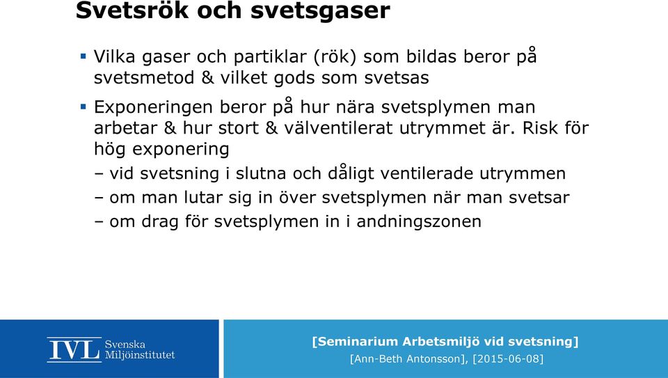 välventilerat utrymmet är.