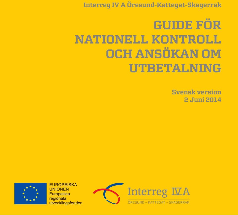 GUIDE FÖR NATIONELL KONTROLL