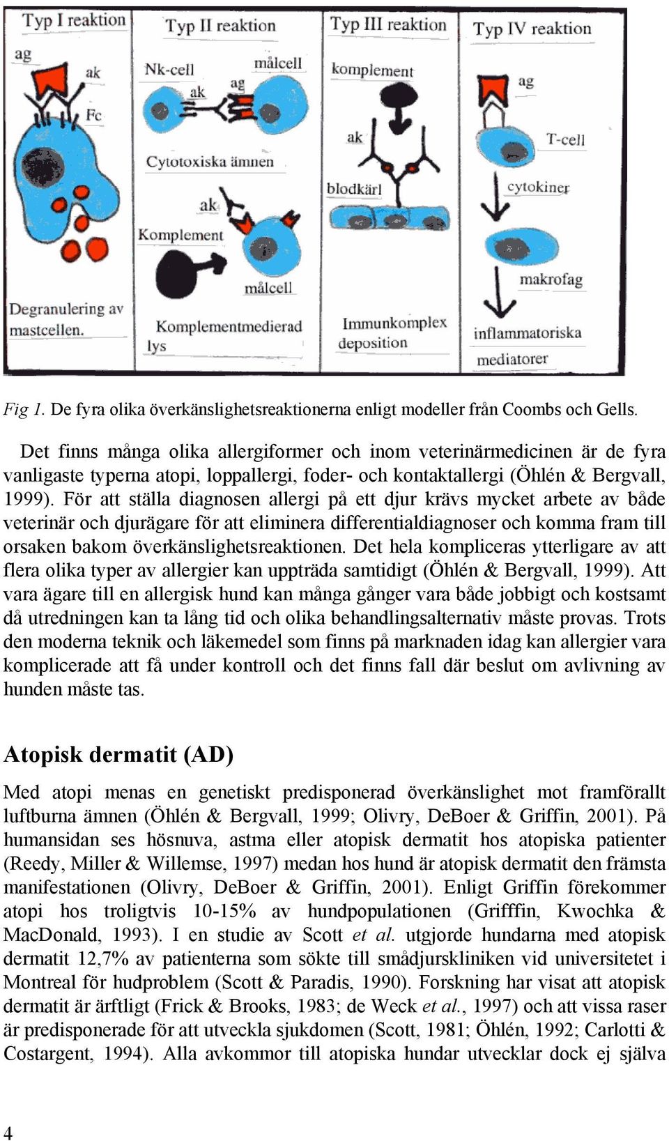 För att ställa diagnosen allergi på ett djur krävs mycket arbete av både veterinär och djurägare för att eliminera differentialdiagnoser och komma fram till orsaken bakom överkänslighetsreaktionen.