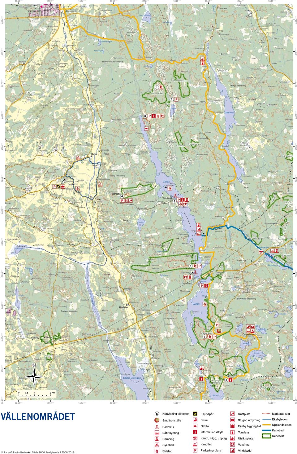 Aspdalssjön 6658 000 Ola 6 Björnsundet 6656 000 6656 000 6664 000 6658 000 6654 000 6664 000 6672 000 6672 000 6674 000 6674 000 Pansarudden 7 Fyrväpplingens 6654 000 Faringe Ekdalen 6652 000 Dammen