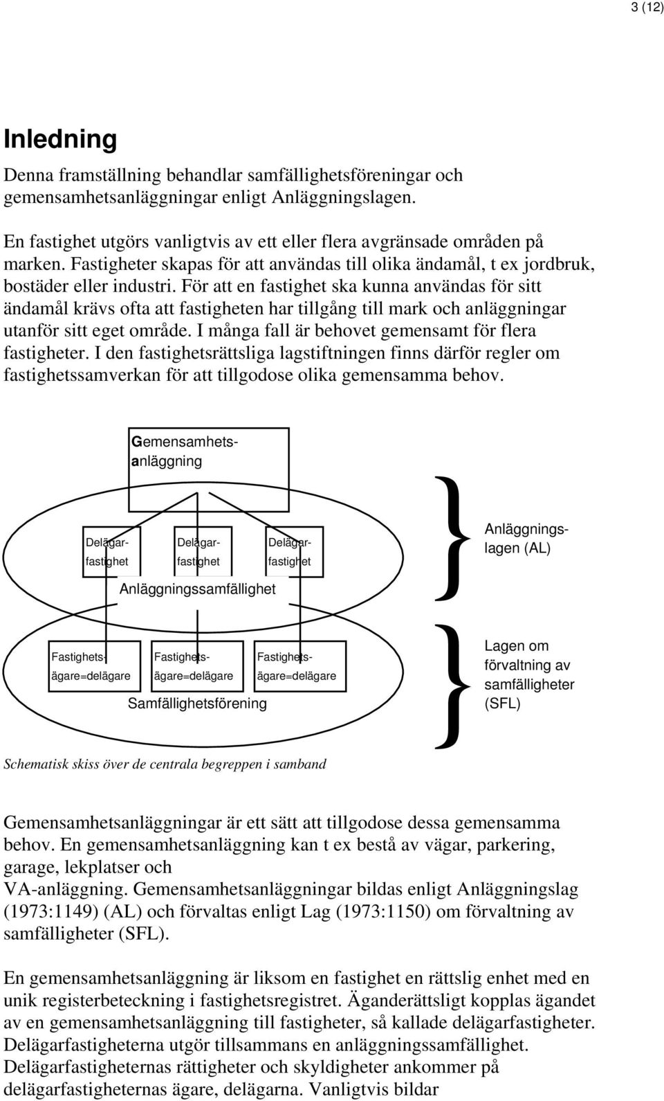 För att en fastighet ska kunna användas för sitt ändamål krävs ofta att fastigheten har tillgång till mark och anläggningar utanför sitt eget område.