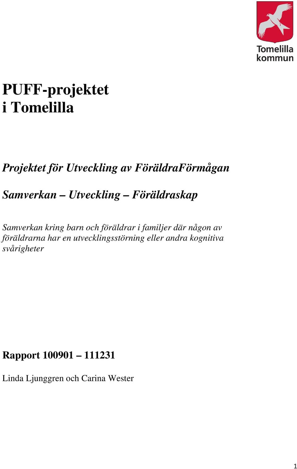 familjer där någon av föräldrarna har en utvecklingsstörning eller andra
