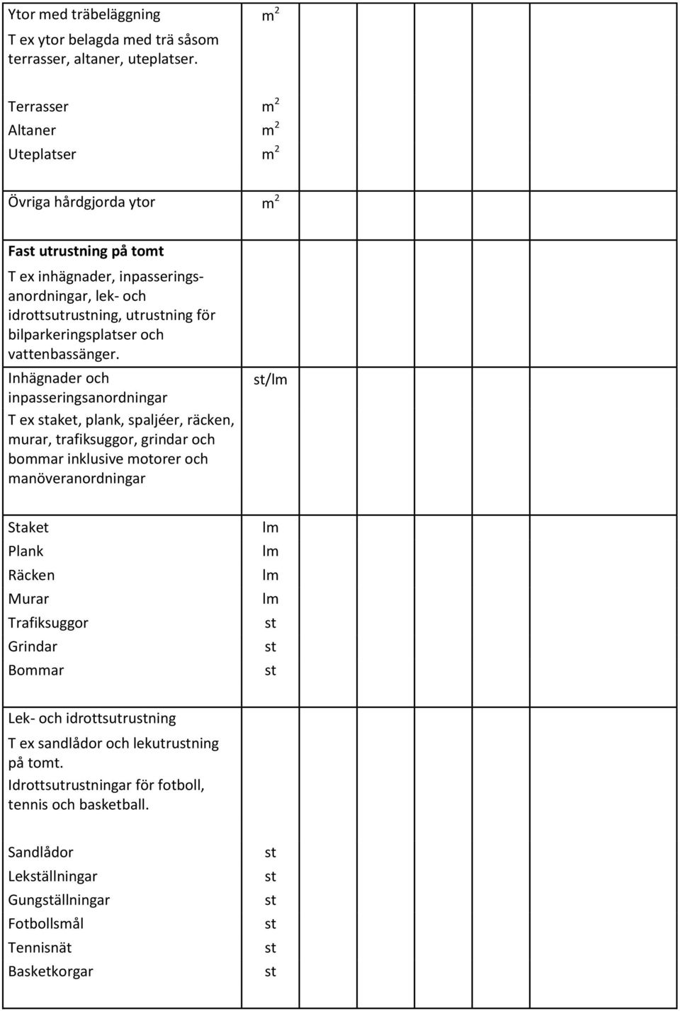 bilparkeringsplatser och vattenbassänger.