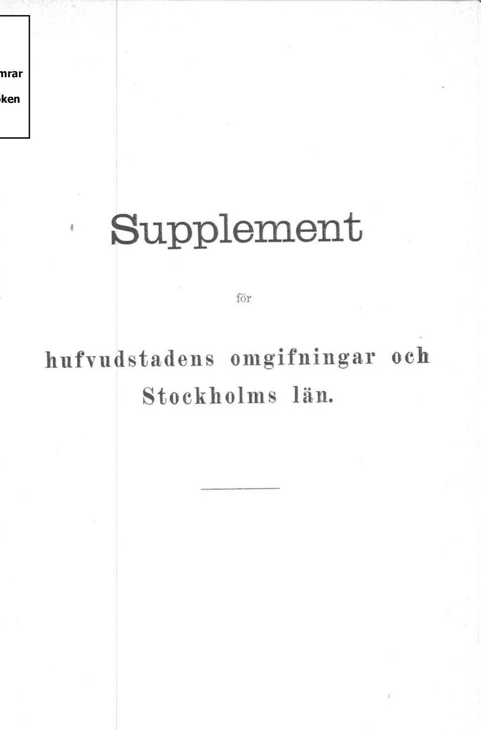 omgifningar och