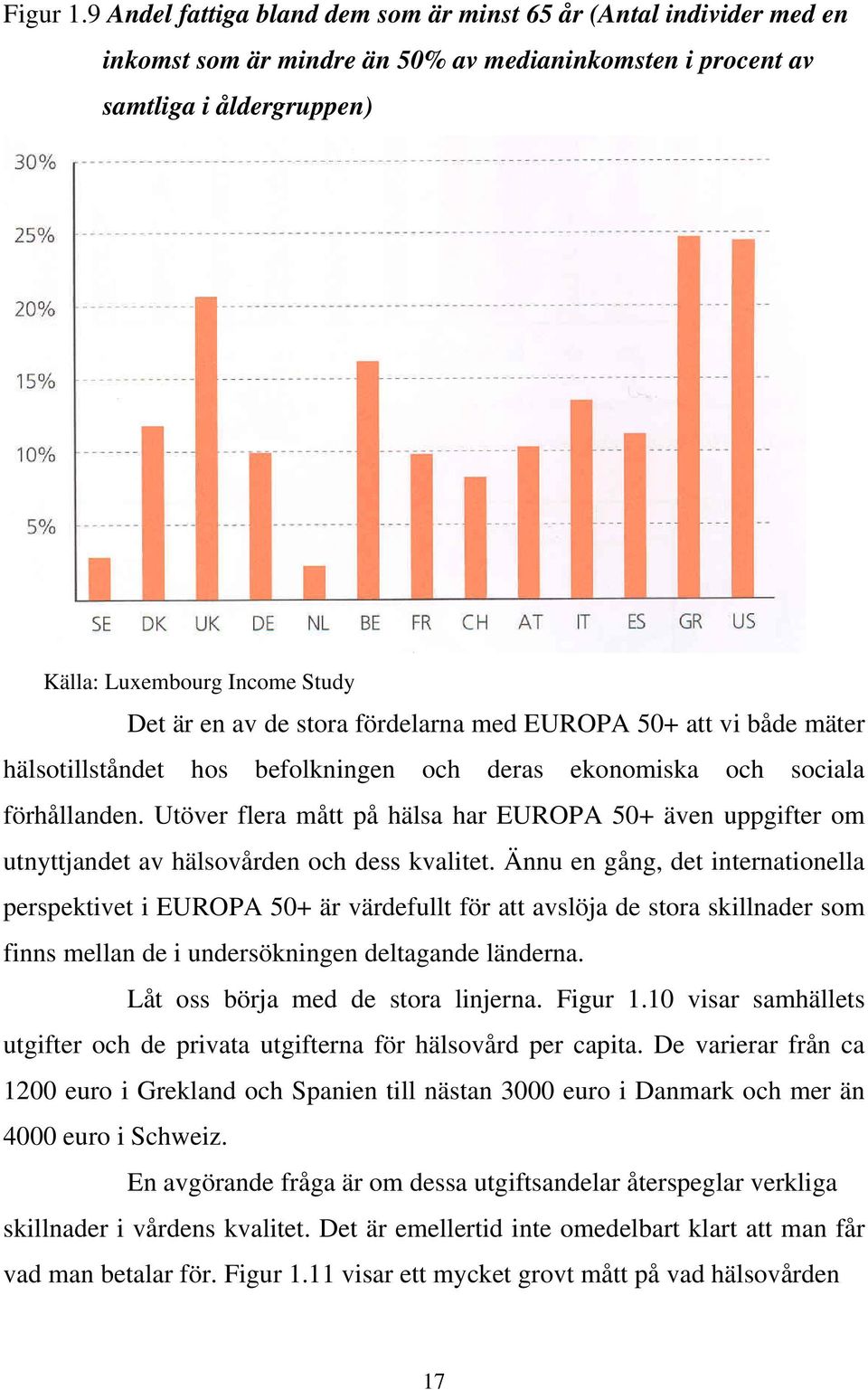 de stora fördelarna med EUROPA 50+ att vi både mäter hälsotillståndet hos befolkningen och deras ekonomiska och sociala förhållanden.