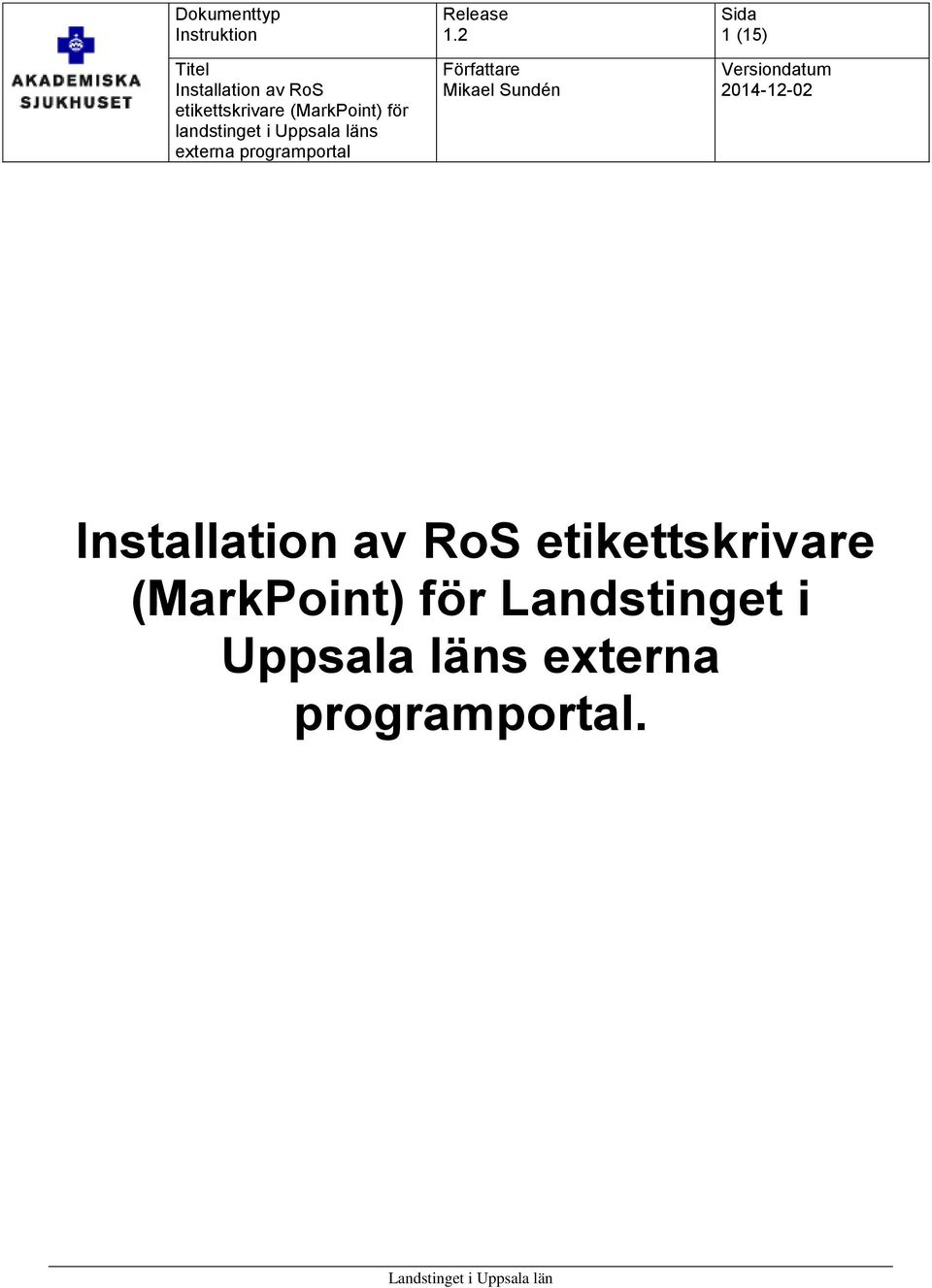 (MarkPoint) för