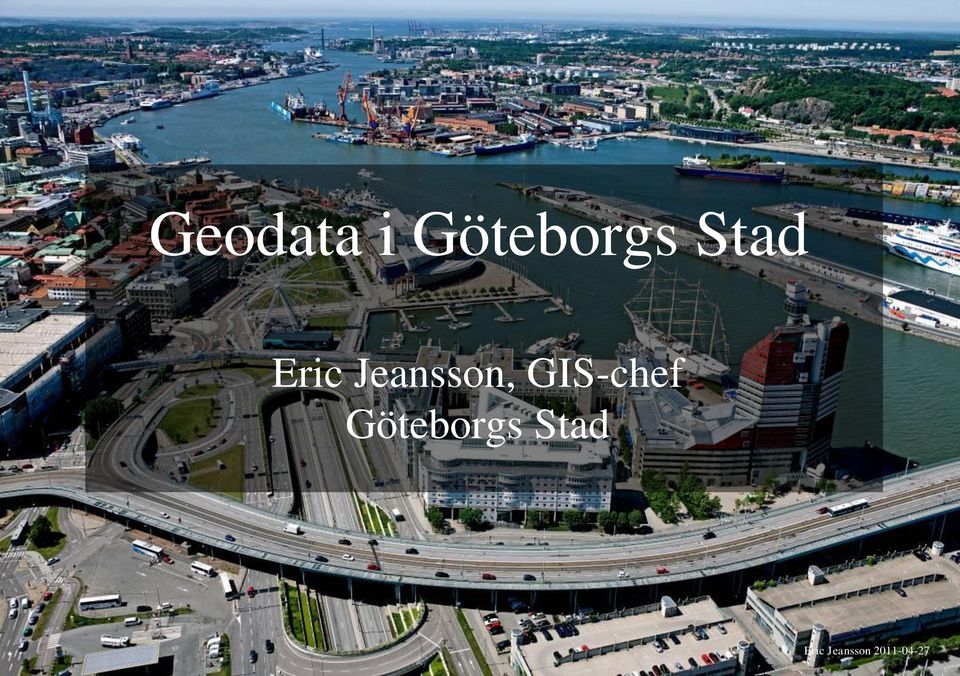 GIS-chef Göteborgs