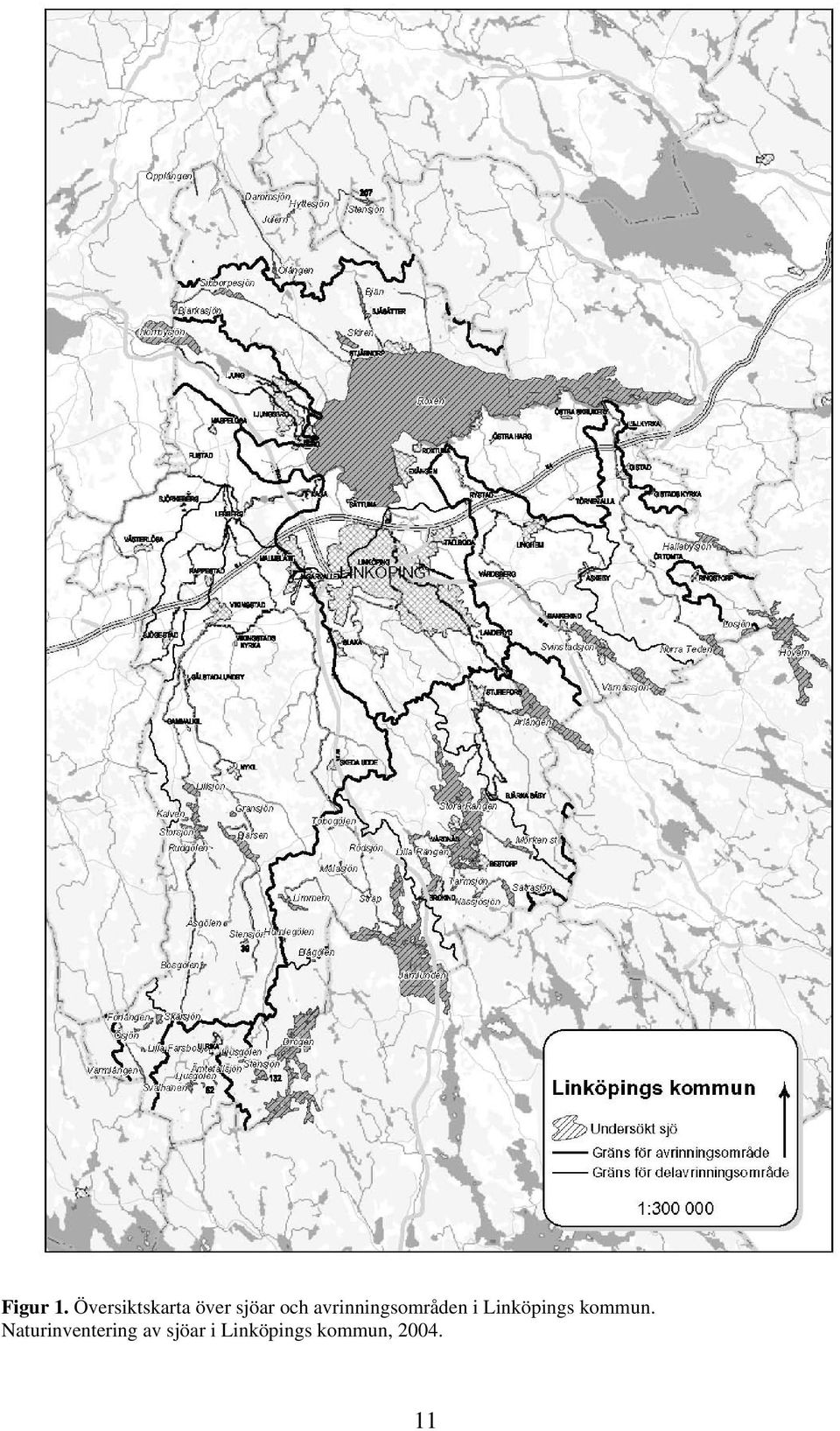 avrinningsområden i Linköpings