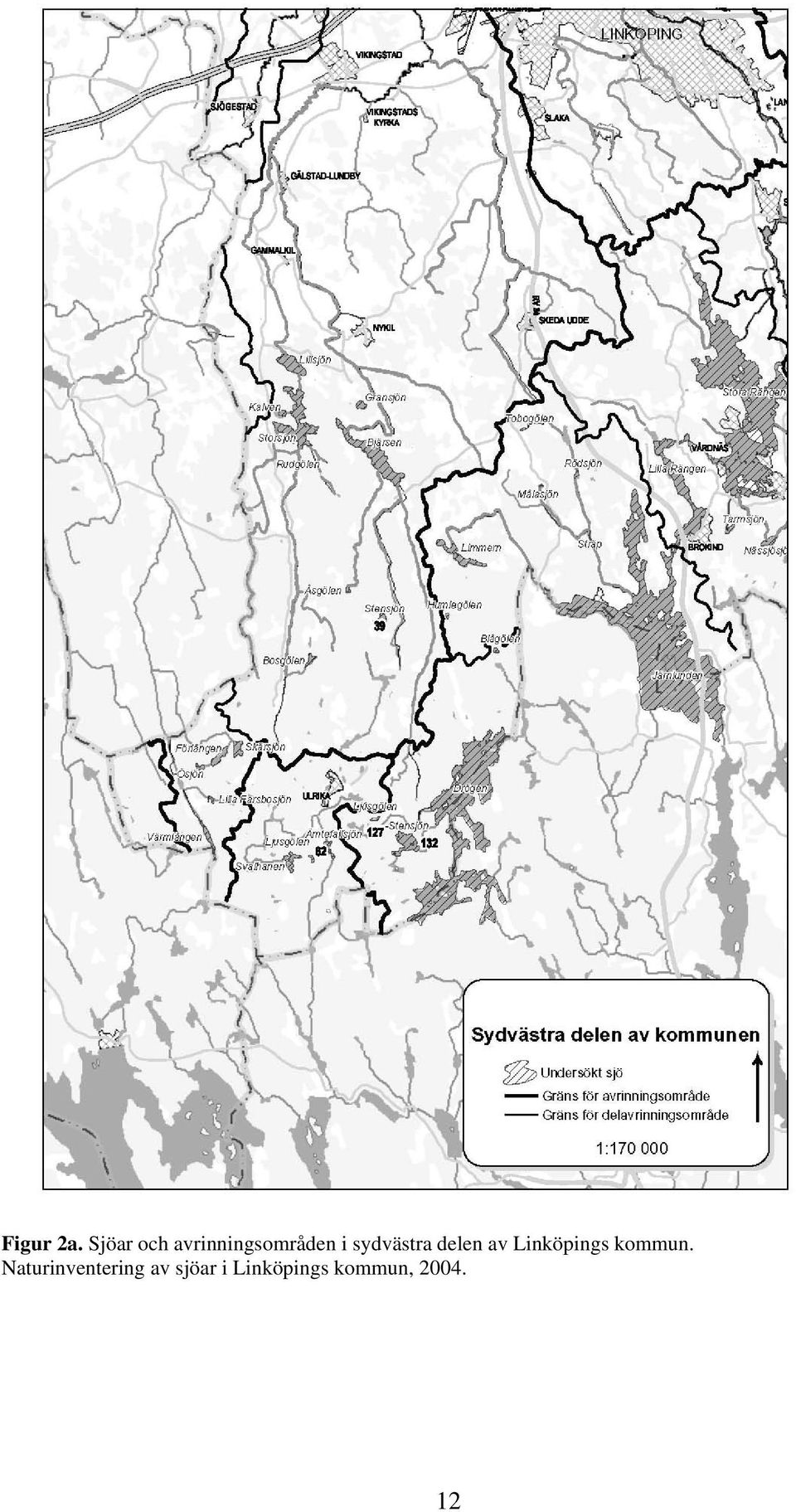 sydvästra delen av Linköpings