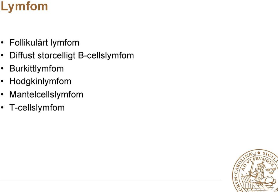 B-cellslymfom Burkittlymfom