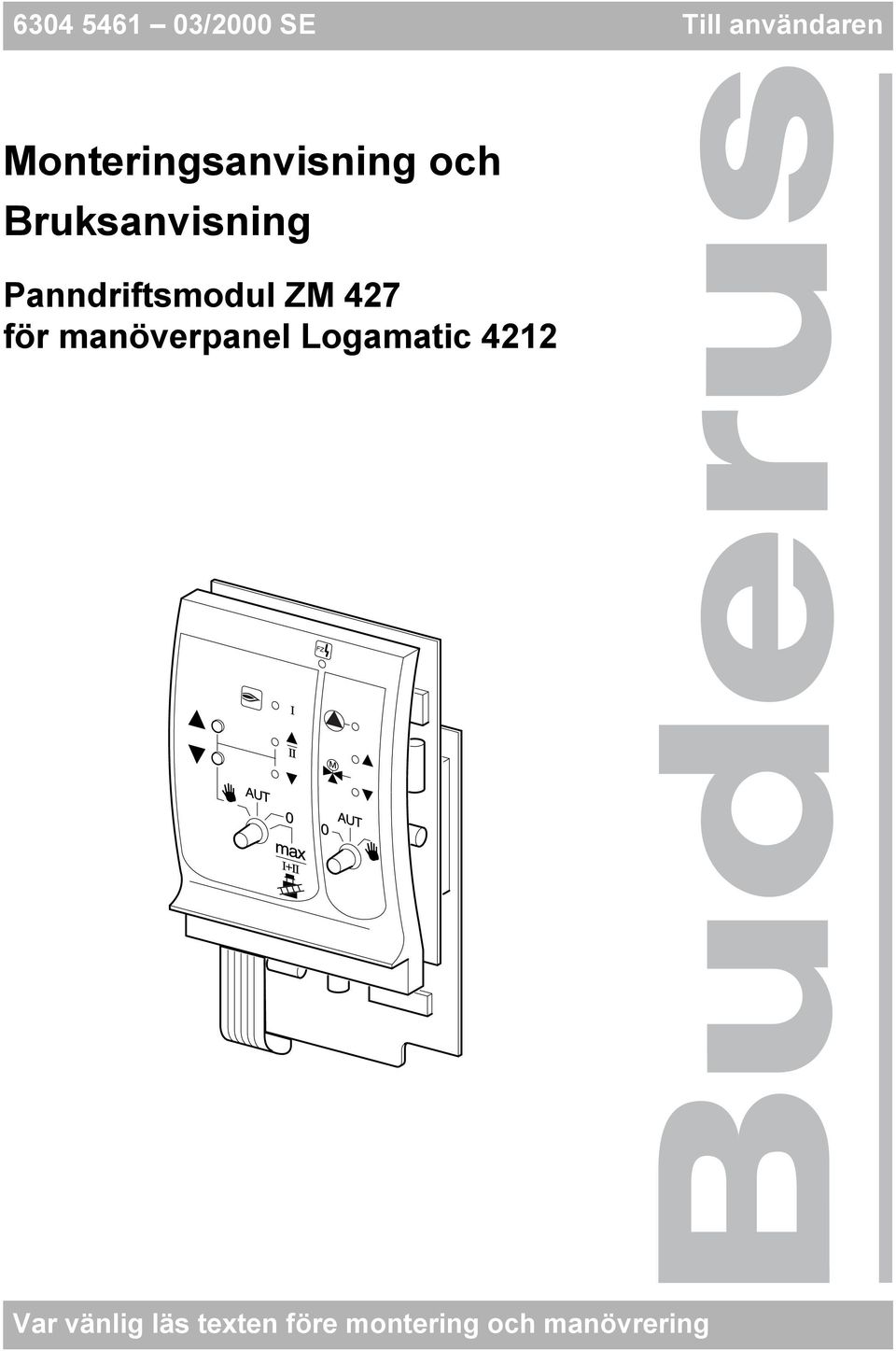 Panndriftsmodul ZM 427 för manöverpanel