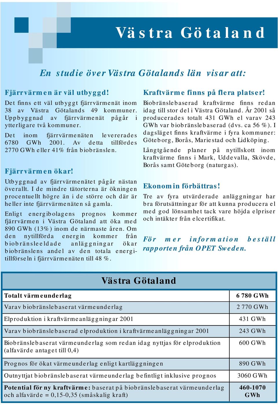 Utbyggnad av fjärrvärmenätet pågår nästan överallt. I de mindre tätorterna är ökningen procentuellt högre än i de större och där är heller inte fjärrvärmenäten så gamla.