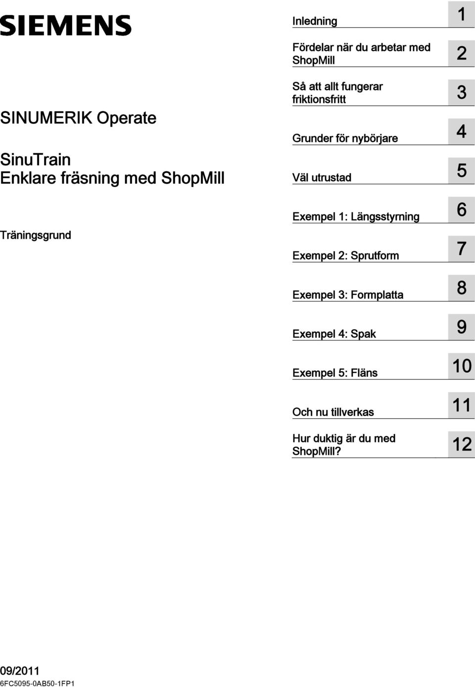 Exempel 1: Längsstyrning 6 Exempel 2: Sprutform 7 Exempel 3: Formplatta 8 Exempel 4: Spak