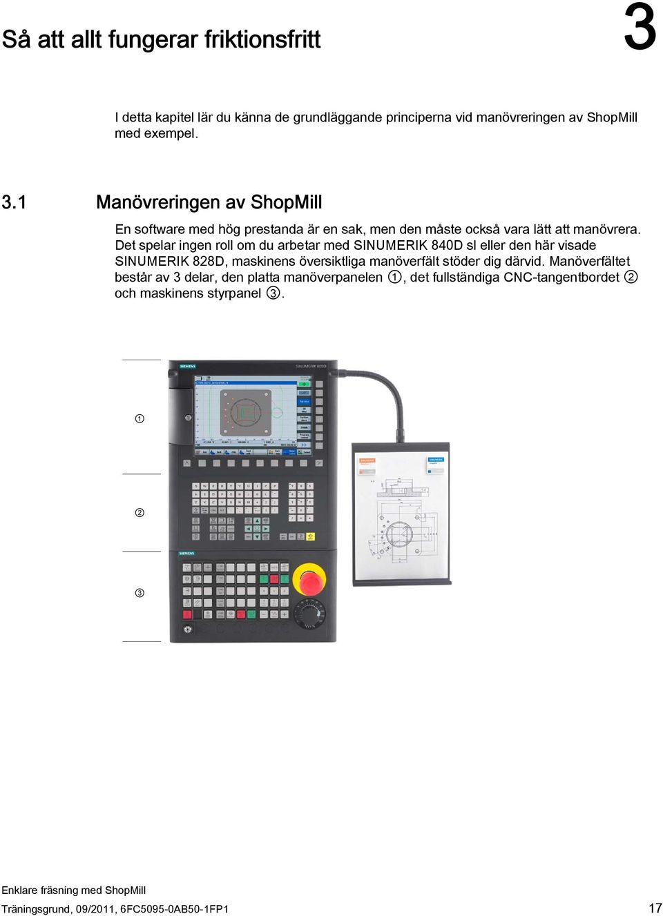 1 Manövreringen av ShopMill En software med hög prestanda är en sak, men den måste också vara lätt att manövrera.