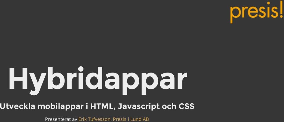 Javascript och CSS