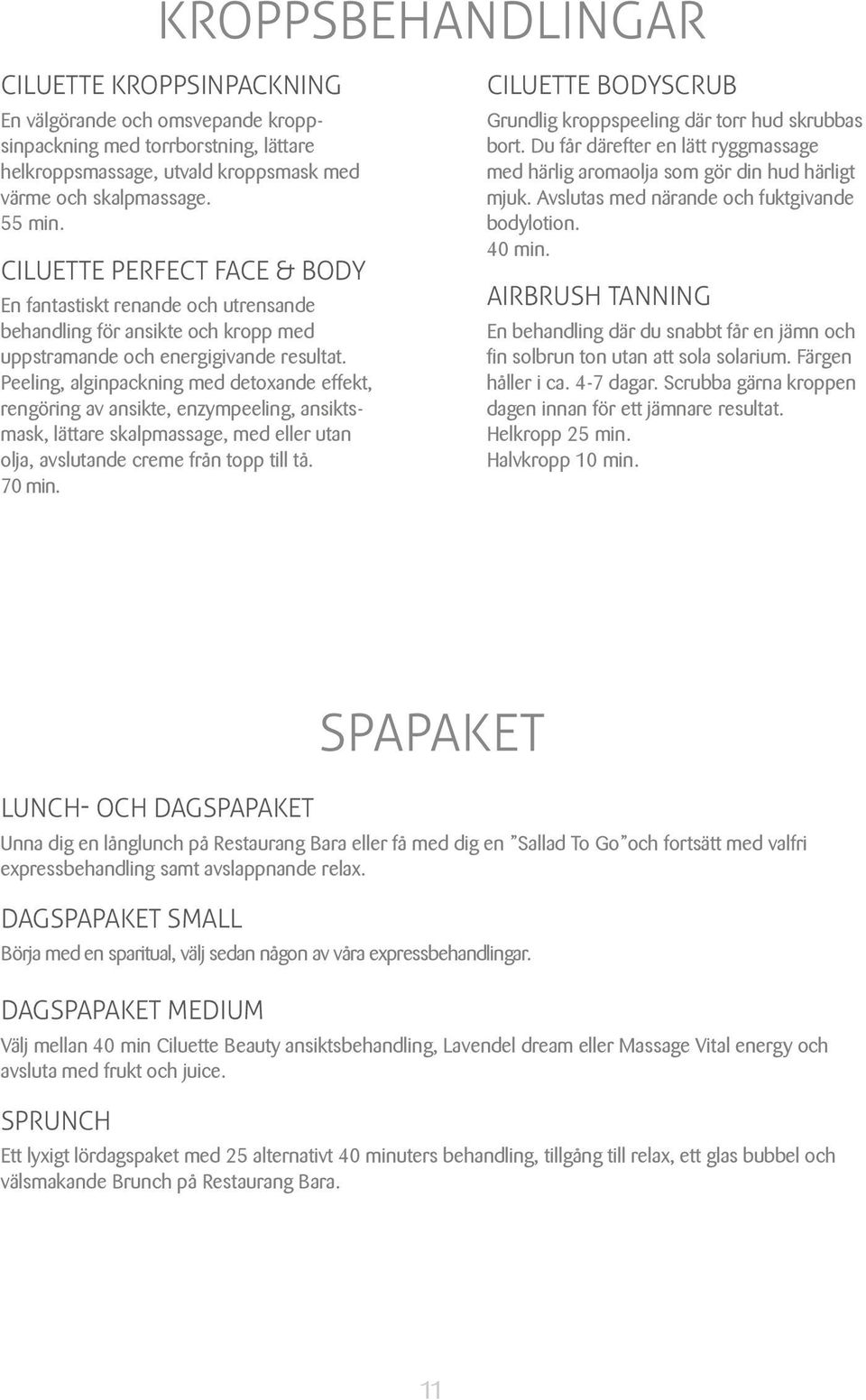 Peeling, alginpackning med detoxande effekt, rengöring av ansikte, enzympeeling, ansiktsmask, lättare skalpmassage, med eller utan olja, avslutande creme från topp till tå. 70 min.