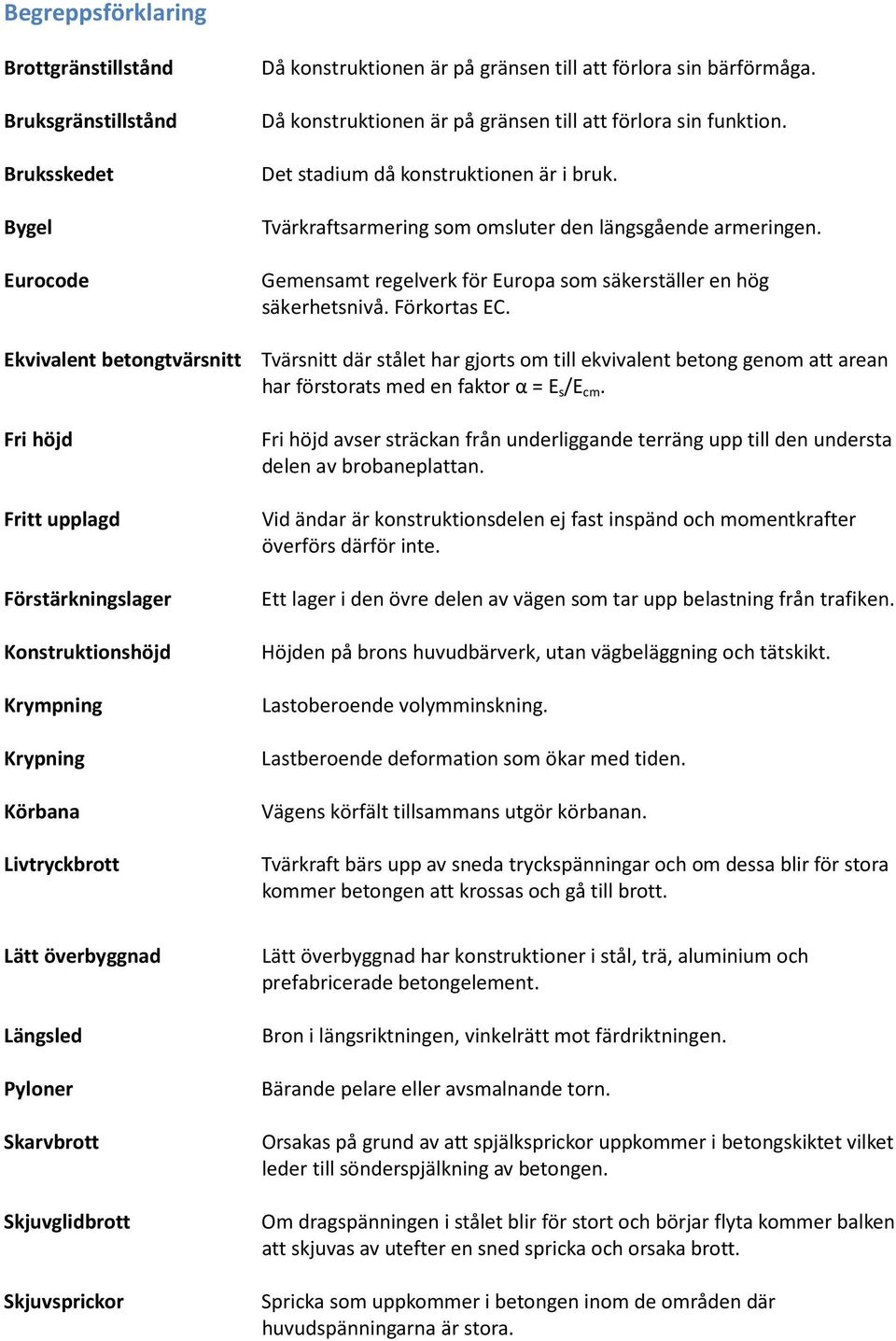 Gemensamt regelverk för Europa som säkerställer en hög säkerhetsnivå. Förkortas EC.