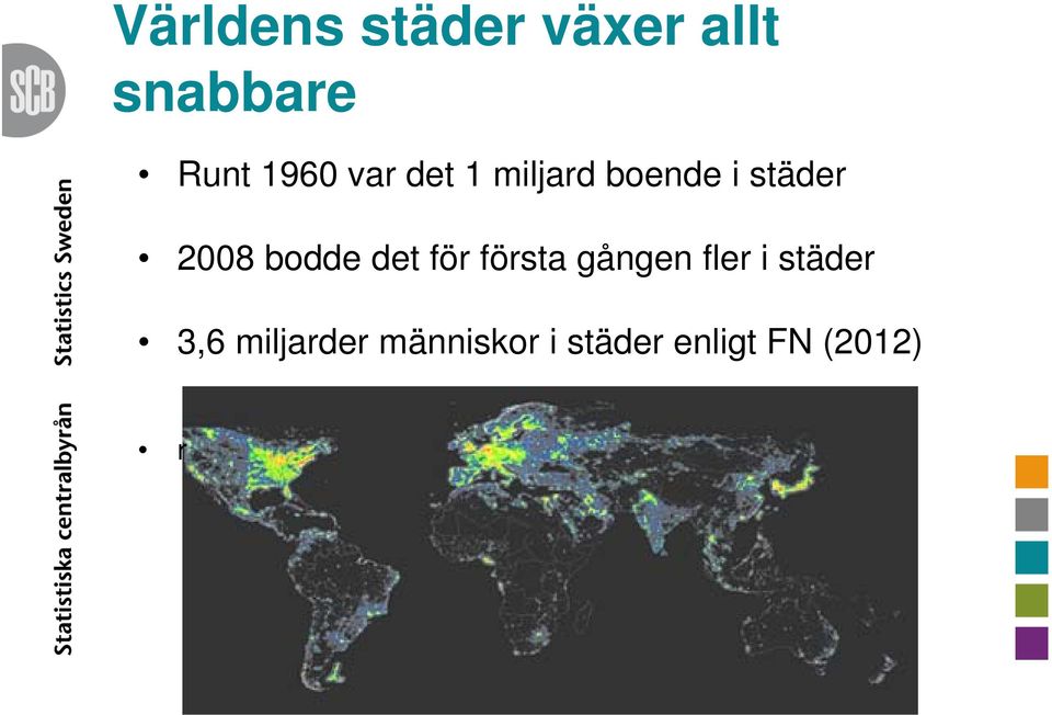 bodde det för första gången fler i städer