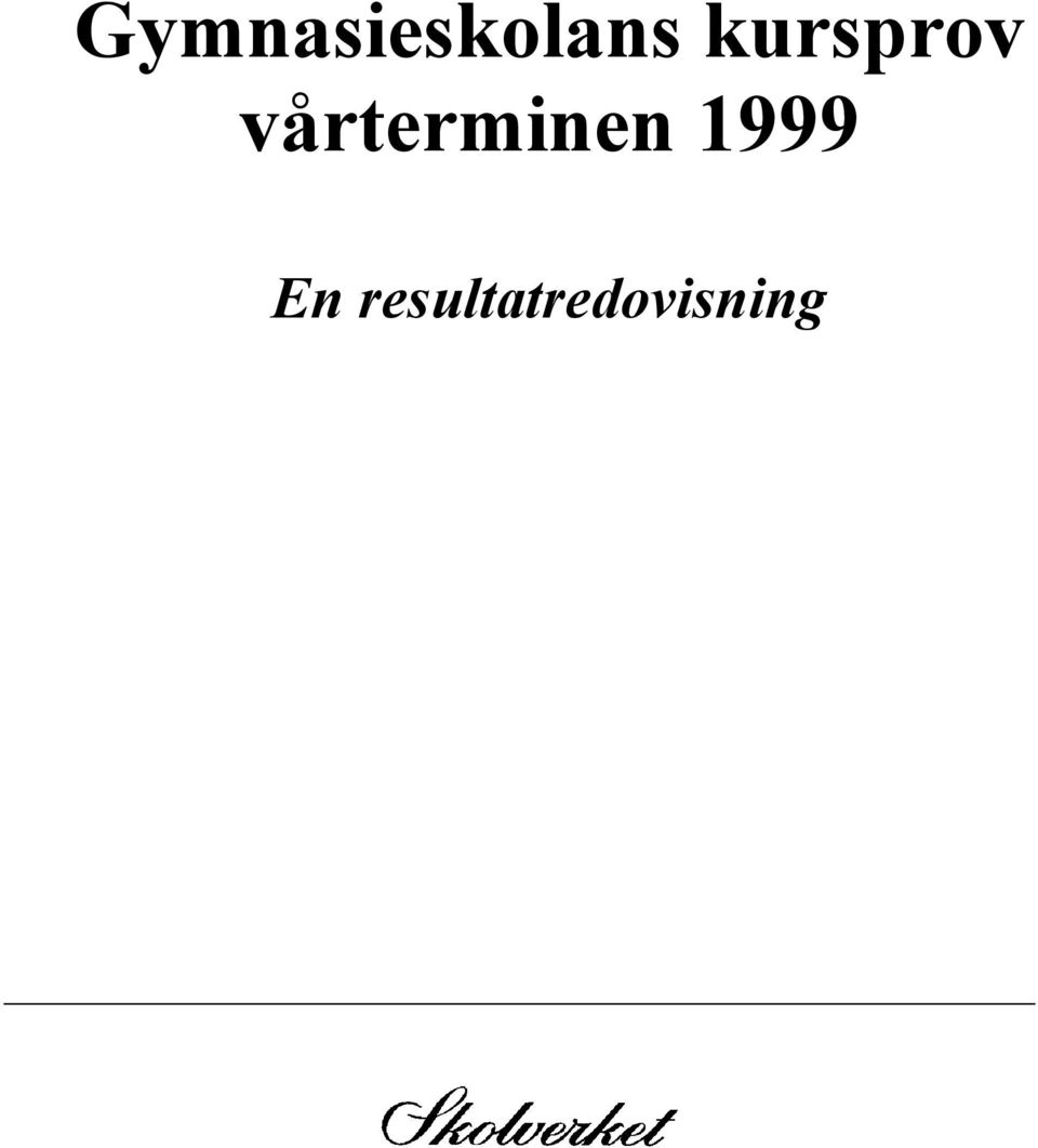 vårterminen