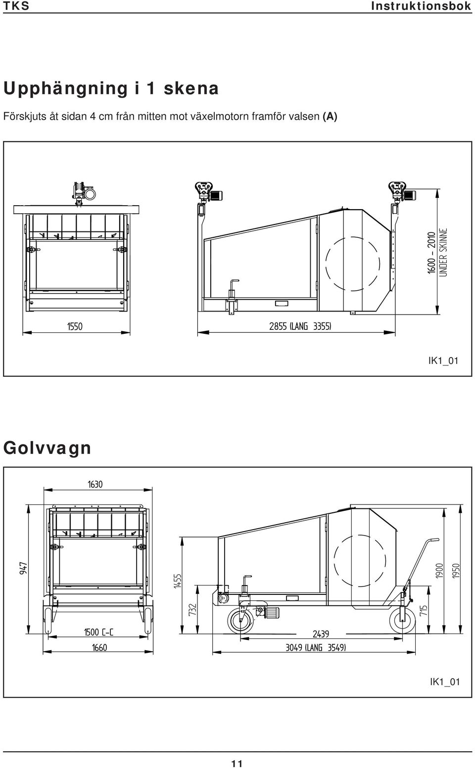 1550 2855 (LANG 3355) IK1_01 Golvvagn 1630 732 715 947