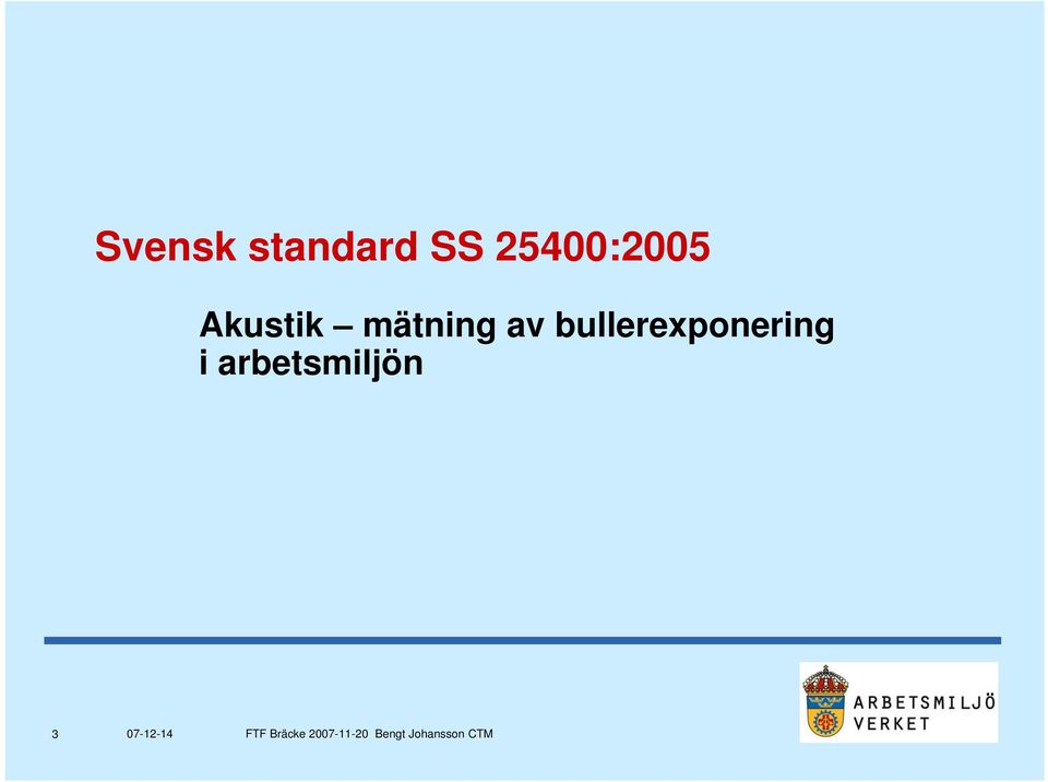 mätning av