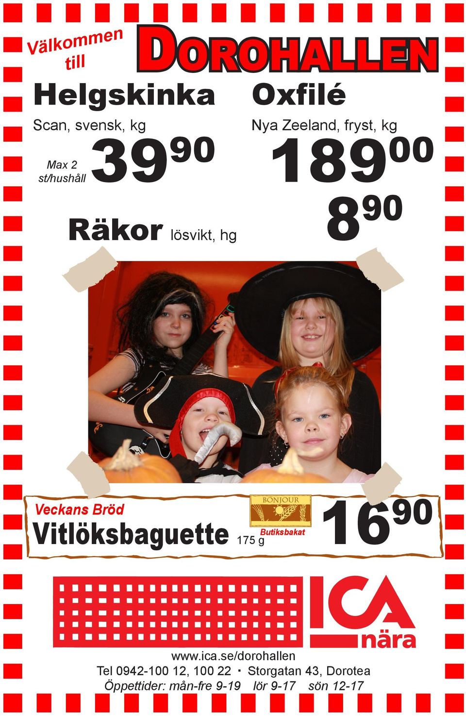 Vitlöksbaguette 175 g 16 Butiksbakat 90 www.ica.