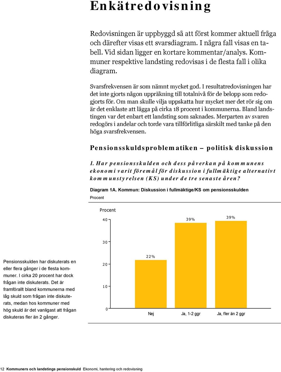 I resultatredovisningen har det inte gjorts någon uppräkning till totalnivå för de belopp som redogjorts för.