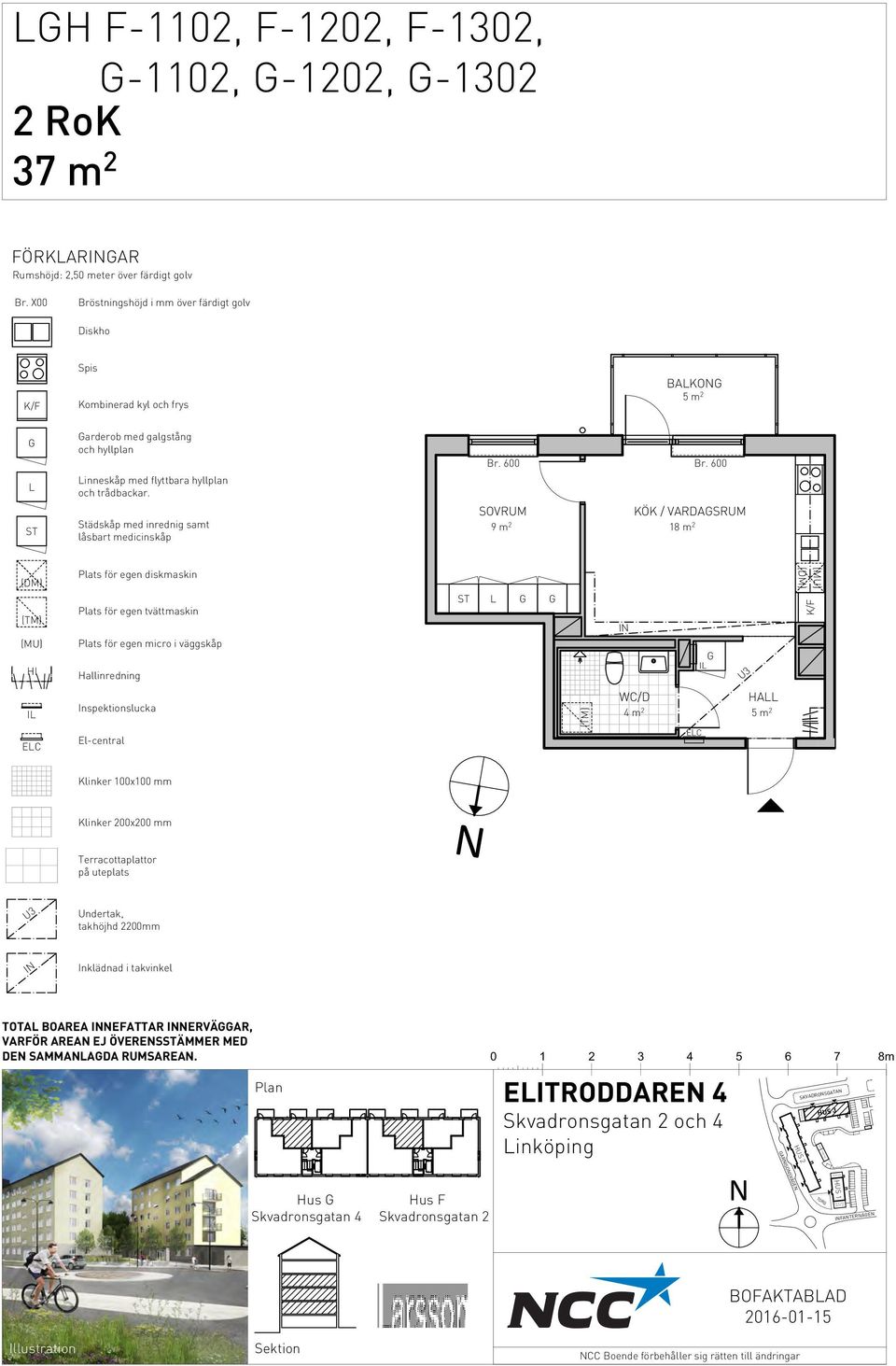 ERVÄAR, VARFÖR AREA EJ ÖVERESÄMMER MED DE SAMMAADA RUMSAREA.